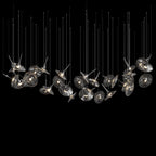 Smoke Saucer Cluster Chandelier