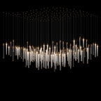 Linear Tube Rain Chandelier