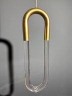 Glass Loop Waterfall Chandelier