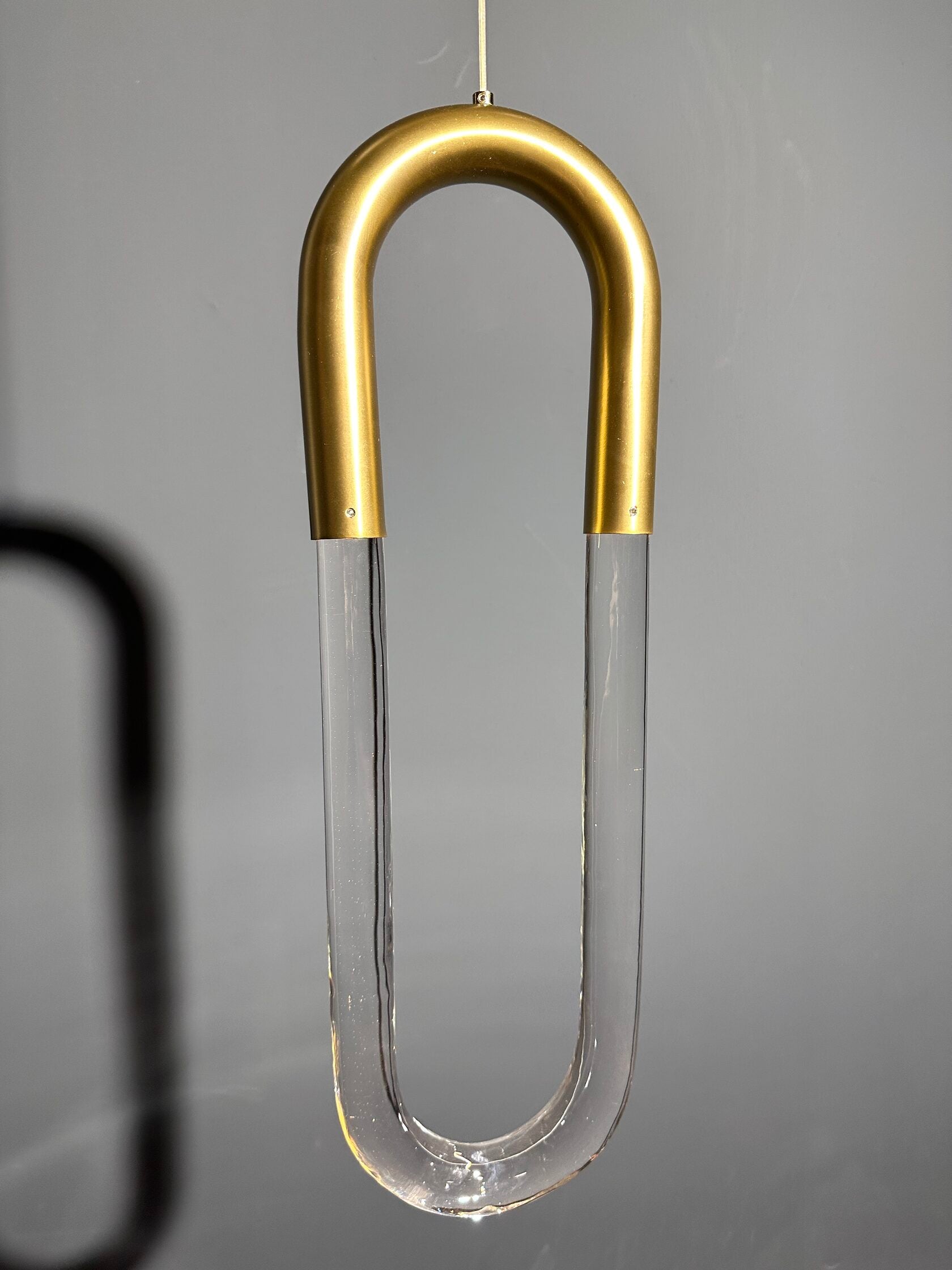 Glass Loop Waterfall Chandelier