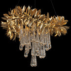 Olive Leaf Rain Chandelier
