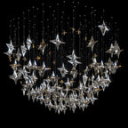 Crystal Star Constellation Chandelier