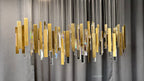 Crystal Ribbon Waterfall Chandelier
