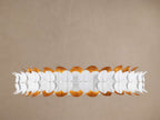 Darla Hand sculpted Leaves Chandelier 39''D