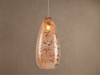 Edda Cascade Teardrop Mercury Glass Pendant