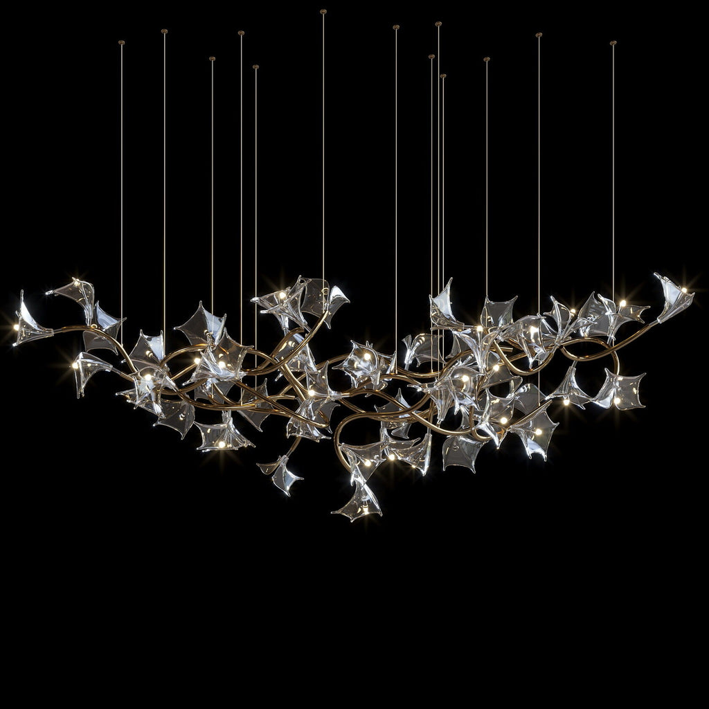 Monochrome Manta Vine Chandelier