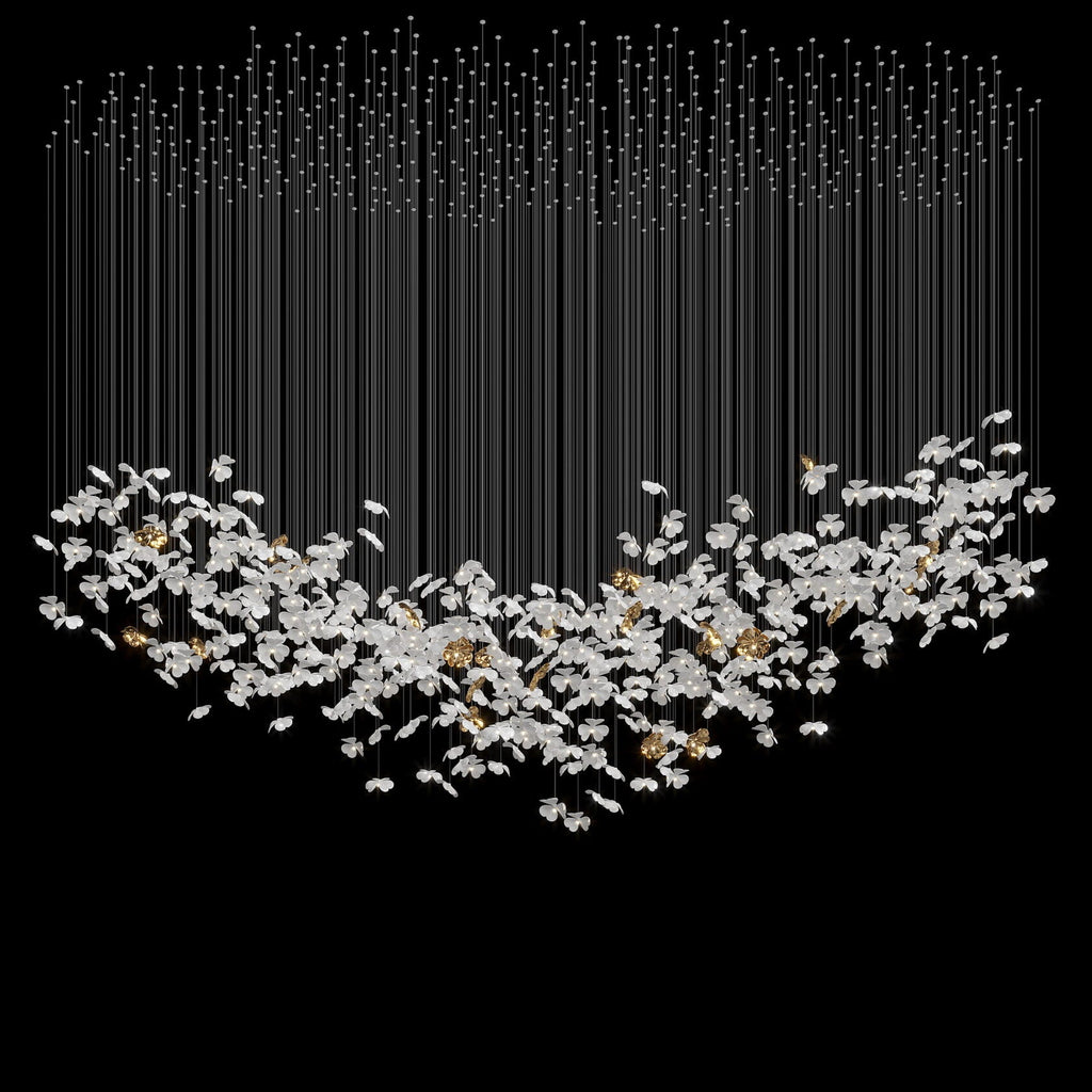White Butterfly Cloud Chandelier