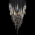 Crystal Icicle Rain Chandelier
