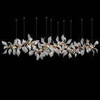 White Leaf Vine Chandelier
