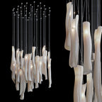 Crystal Spire Bar Chandelier
