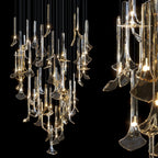 Crystal Calla Reed Chandelier