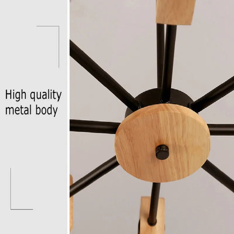 8-Light Sputnik Modern Linear Chandelier - Bling Lighting Studio