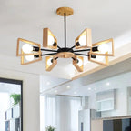 8-Light Sputnik Modern Linear Chandelier - Bling Lighting Studio