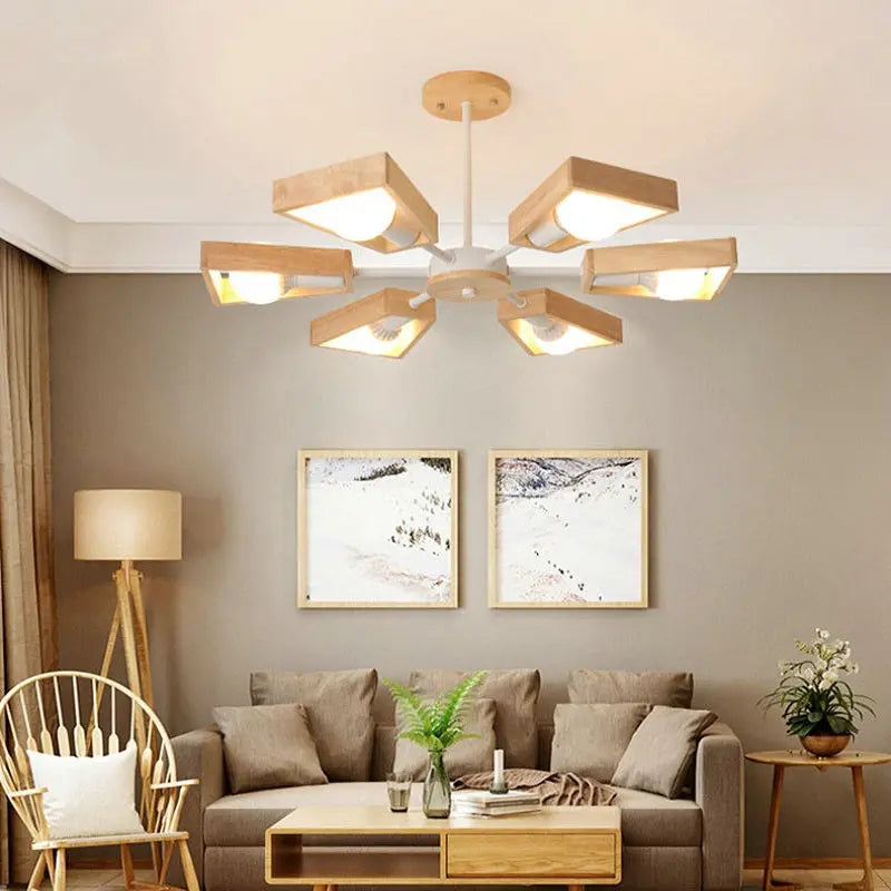 8-Light Sputnik Modern Linear Chandelier - Bling Lighting Studio