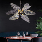 Creative Bionic Resin Leaves Chandelier for Living Room/Dining Room/Staircase by Bling Lighting Studio