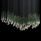 Green Trumpet Cluster Chandelier