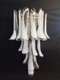 Murano Wall Lamp | 16 White Petal Glass | Set of 2