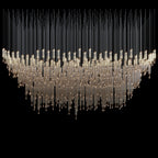 Crystal Tube Rain Chandelier