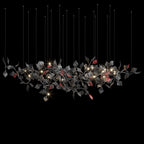 White Leaf Branch Chandelier