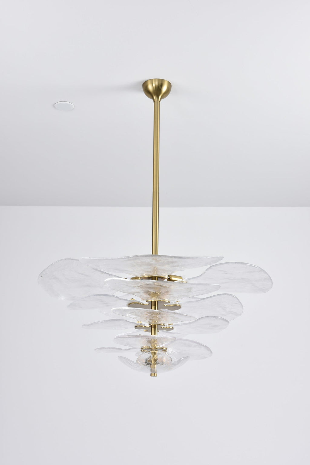 Petals Glass Chandelier Murano lighting by Bling Lighting Studio