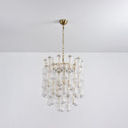 Florenzia Glass Chandelier Glass lighting by Bling Lighting Studio