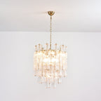 Florenzia Glass Chandelier Glass lighting by Bling Lighting Studio