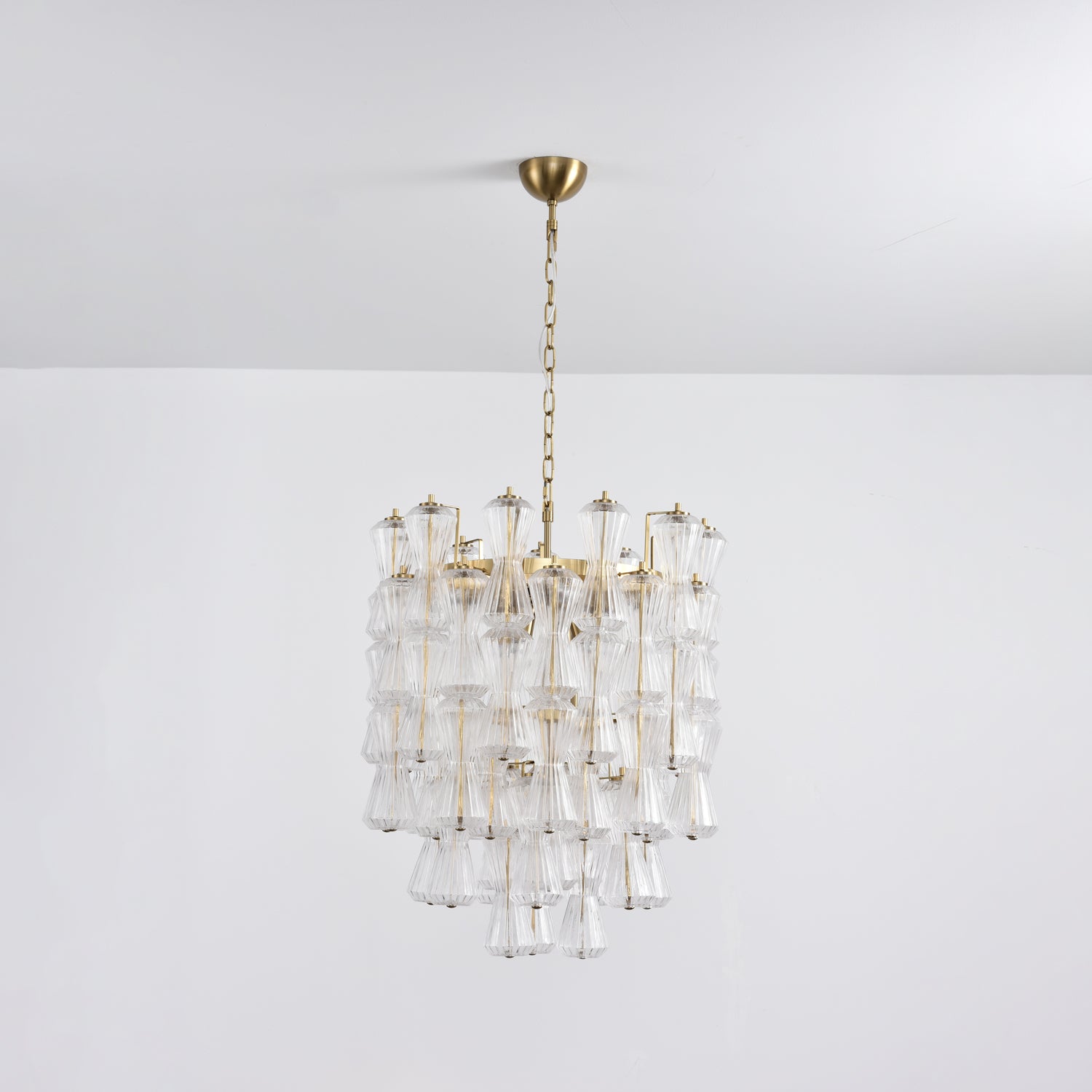 Florenzia Glass Chandelier Glass lighting by Bling Lighting Studio