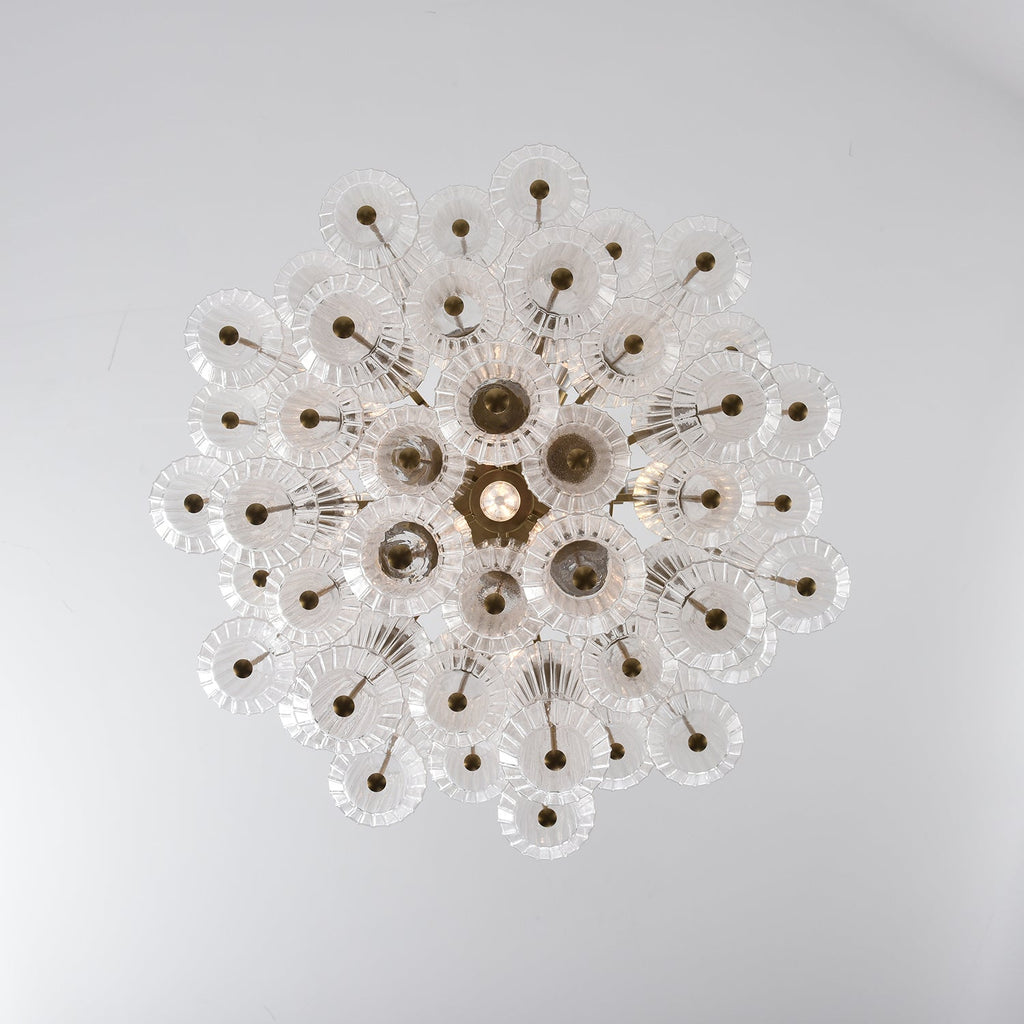 Florenzia Glass Chandelier Glass lighting by Bling Lighting Studio