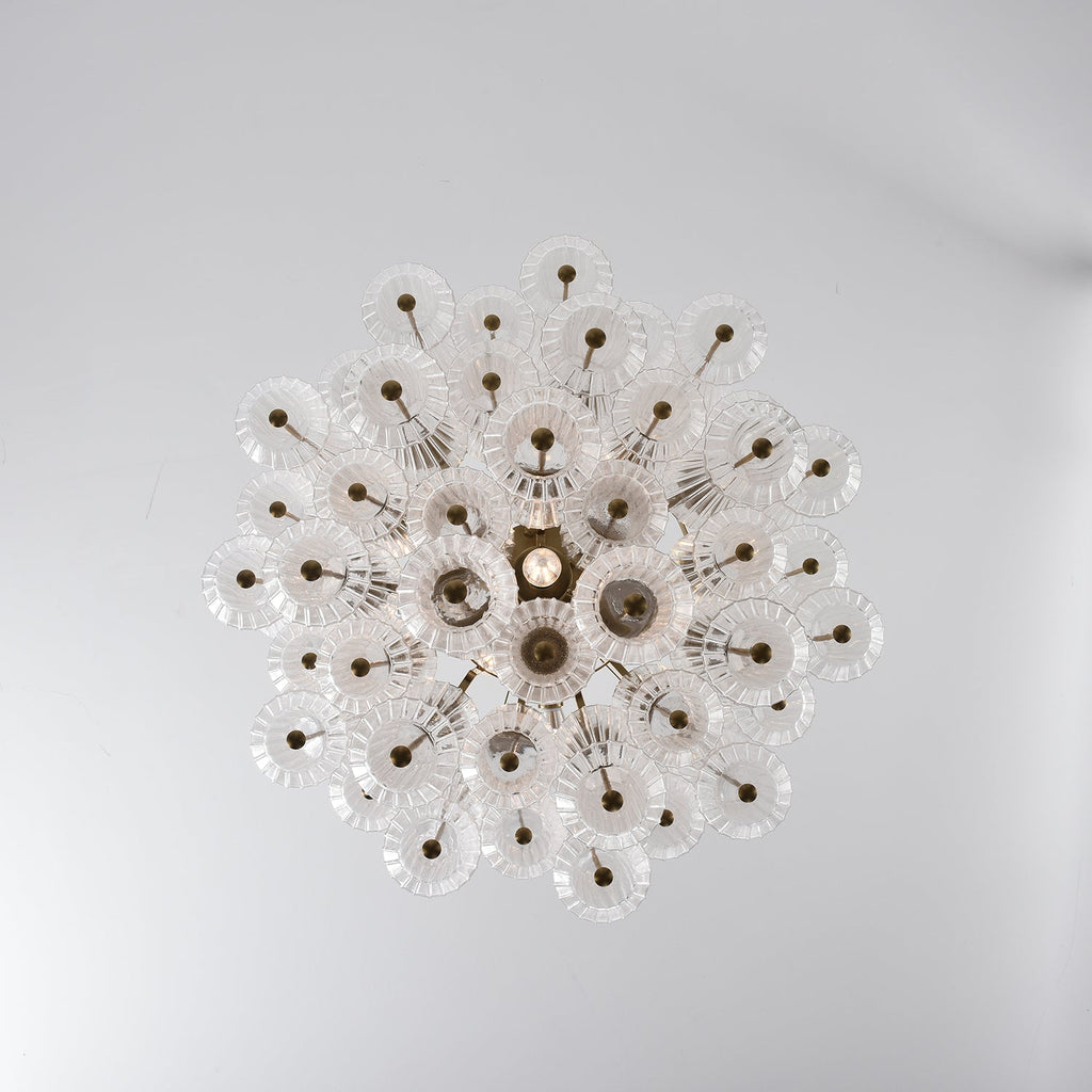 Florenzia Glass Chandelier Glass lighting by Bling Lighting Studio