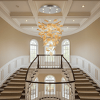 Multicolor Crystal Maple Leaf Chandelier