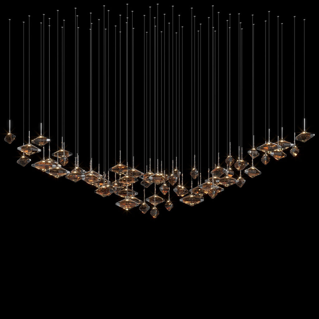 Amber Prism Constellation Chandelier