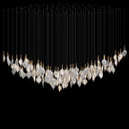 Gold Petal Cluster Chandelier