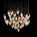 White Diamond Cascade Chandelier