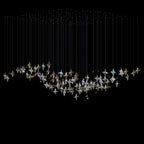 Crystal Star Constellation Chandelier