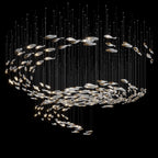 Smoke Glass Current Chandelier