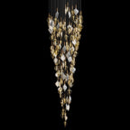 Gold Petal Cluster Chandelier
