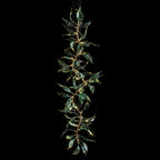 Green Glass Leaf Vine Chandelier
