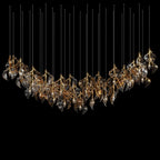 White Calla Cascade Chandelier