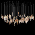 Crystal Leaf Veil Chandelier