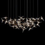 Crystal Star Vine Chandelier