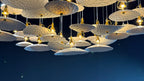 Ivory Pebble Cloud Chandelier