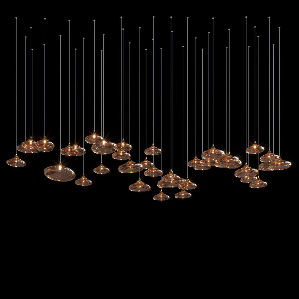 Smoke Saucer Drift Chandelier