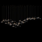 Glass Swallow Flight Chandelier