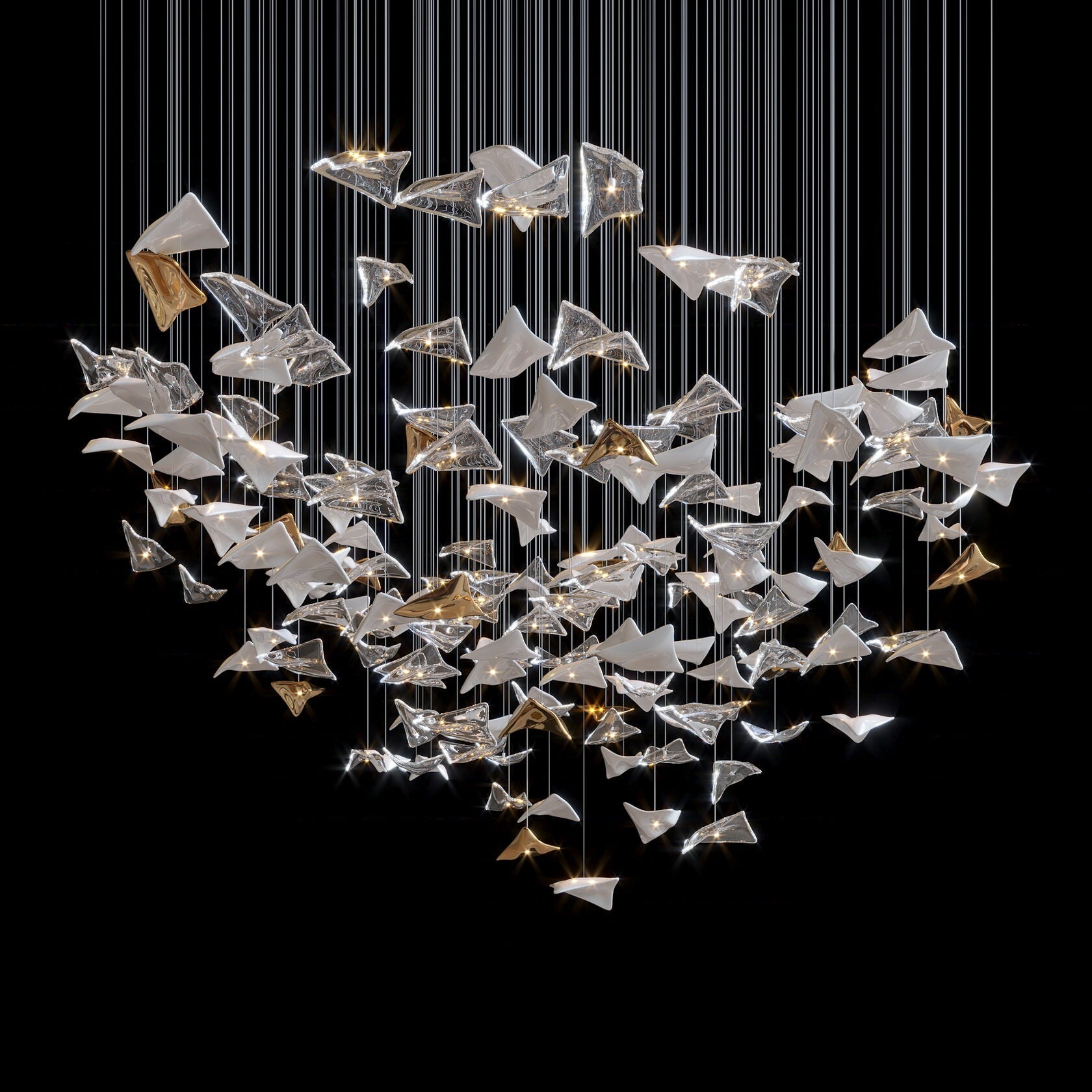 Manta Cloud Cascade Chandelier
