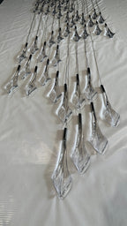 Crystal Flame Rain Chandelier