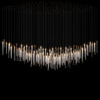 Linear Tube Rain Chandelier