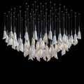 White Petal Drop Chandelier