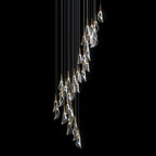 Crystal Petal Drop Chandelier