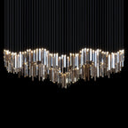 Crystal Ribbon Waterfall Chandelier