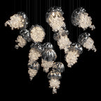 Mauve Jellyfish Cascade Chandelier